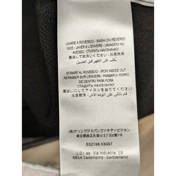 Gucci Kids Alessandro Michele Interlocking G Logo Hoodie Black Size8 - Picture 7 of 12